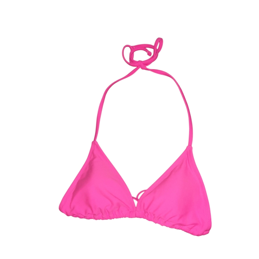 Forever 21 Hot Pink Triangle Bikini Top Small
